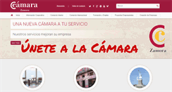 Desktop Screenshot of camarazamora.com